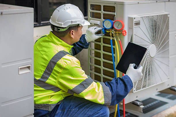 Professional Hvac technician working in Driggs, ID